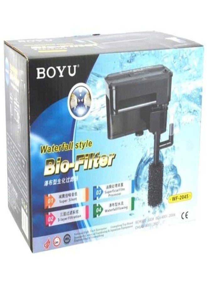 فلتر Boyu WF-2045 المعلق على الظهر بتصميم شلال، سعة 500 لتر